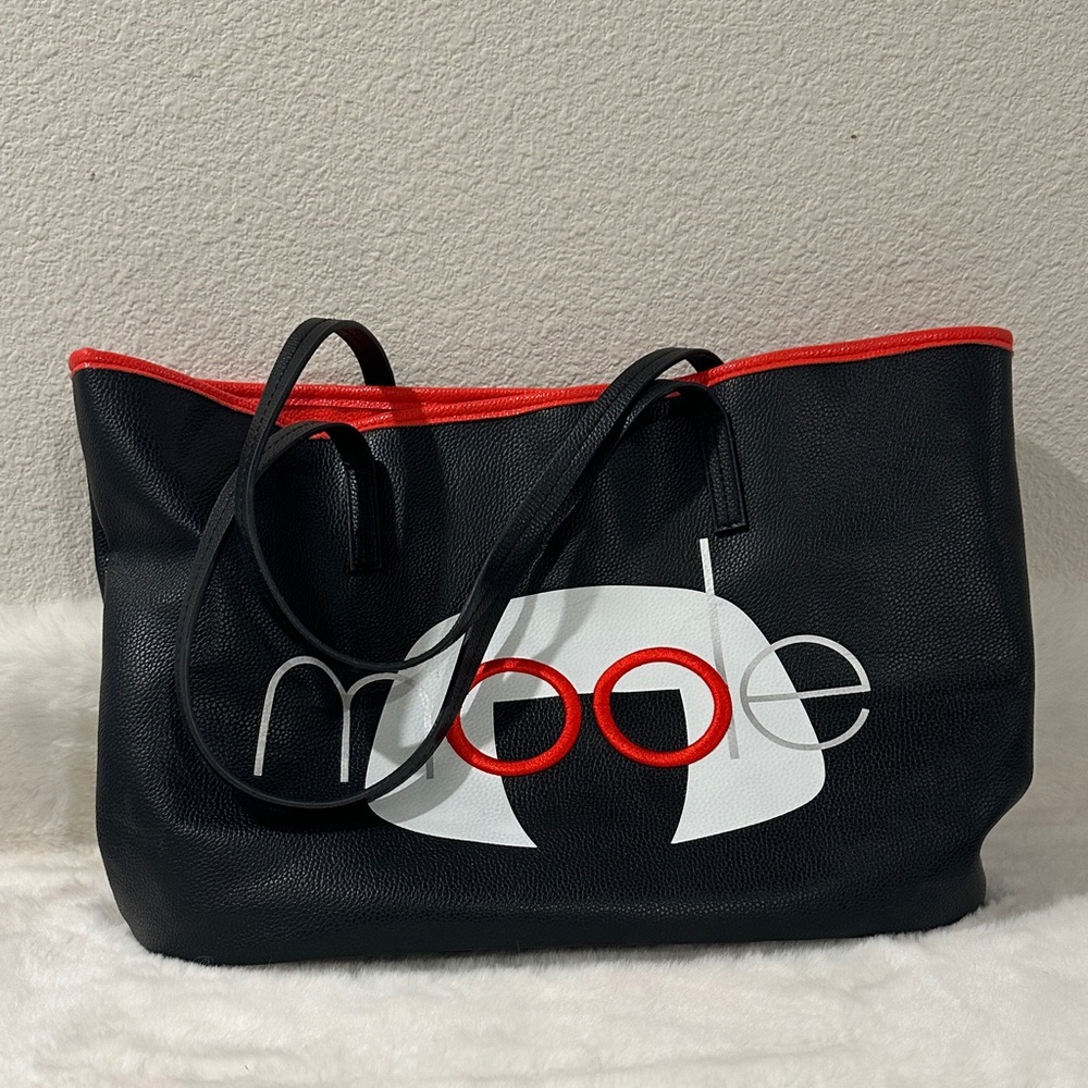 Disney Pixar Mode (Edna Mode) Black Tote with Red and White Accents - Picture 2 of 5